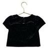 Baby Gap Black Velour Sparkle Top - Size 3