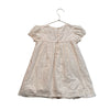 Zara Ivory & Pink Embroidered Dress - Size 4-5