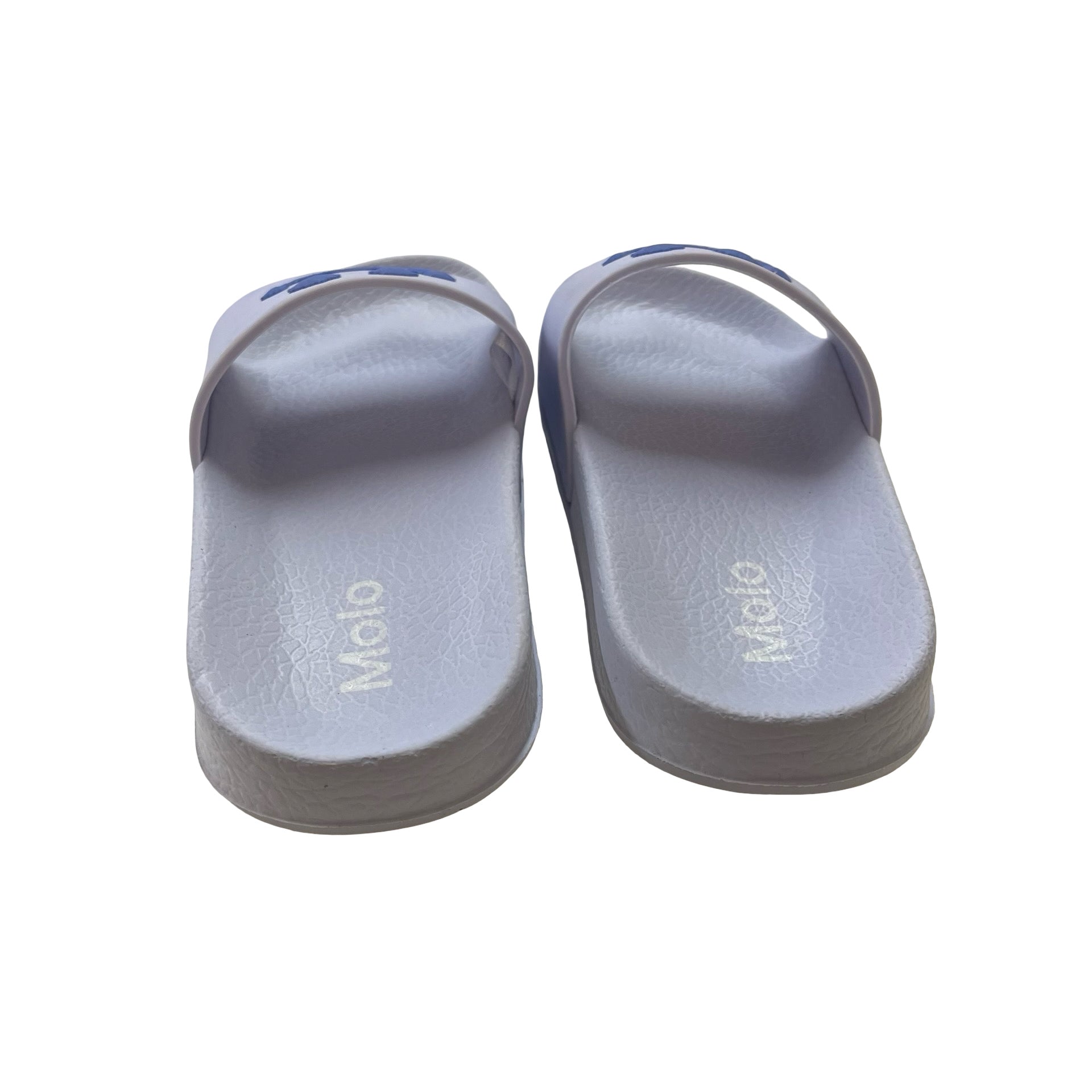 Molo Lavender Smiley Slide Sandals - Size 27-28 (9.5-10)