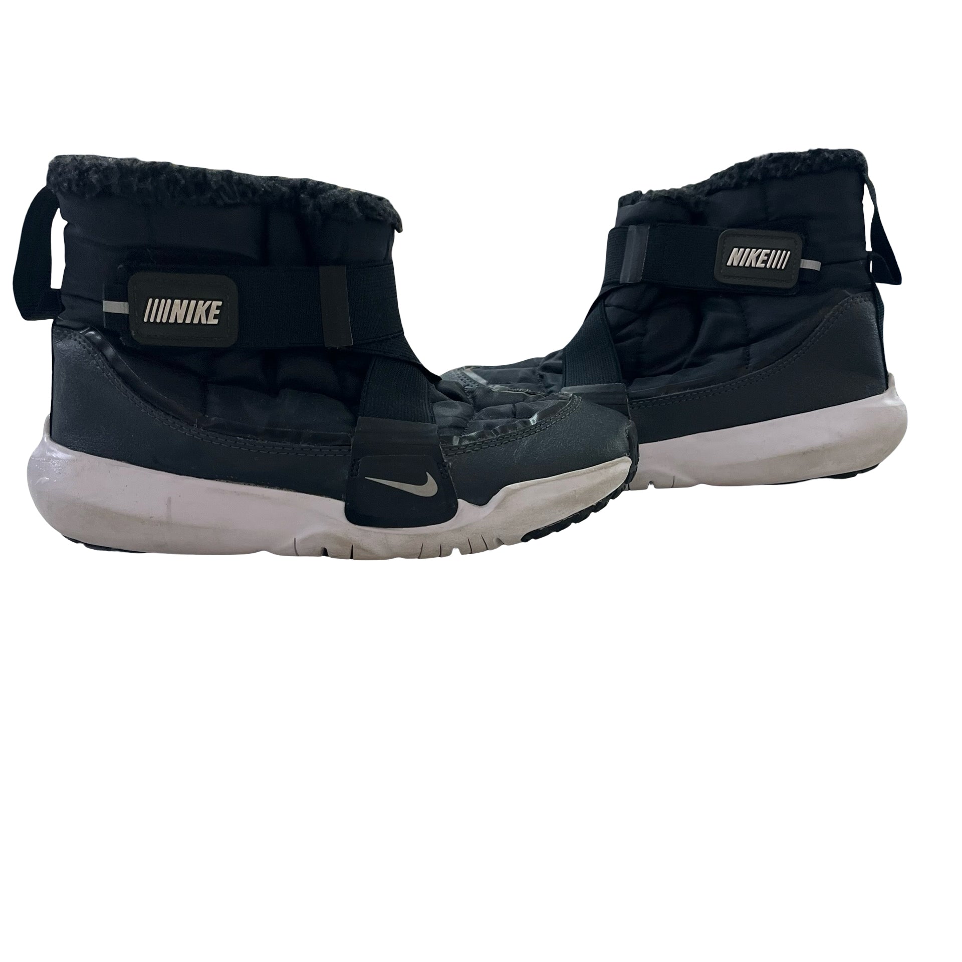 Nike High Top Black Sneakers - Size 3Y