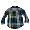 Baby Gap Green, Navy, Ivory, Yellow Tartan Plaid Button Down Shirt - Size 3