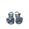 Mini Melissa Silver Bow Sandals - Size 5