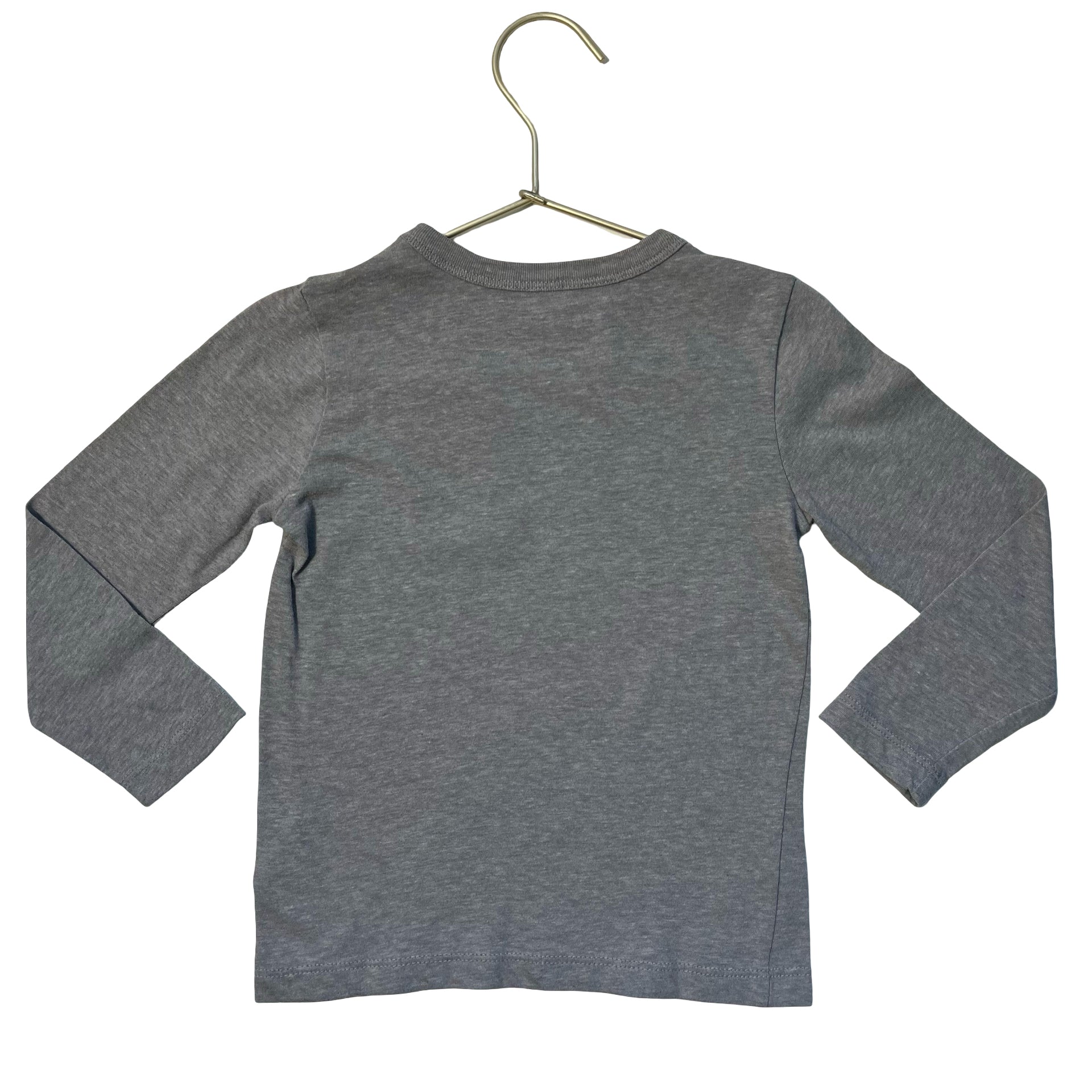 Crewcuts Gray Christmas Pizza Graphic Shirt - Size XXS 2-3