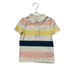 Old Navy Ivory, Pink, Yellow, Navy Striped Polo Shirt - Size 3T