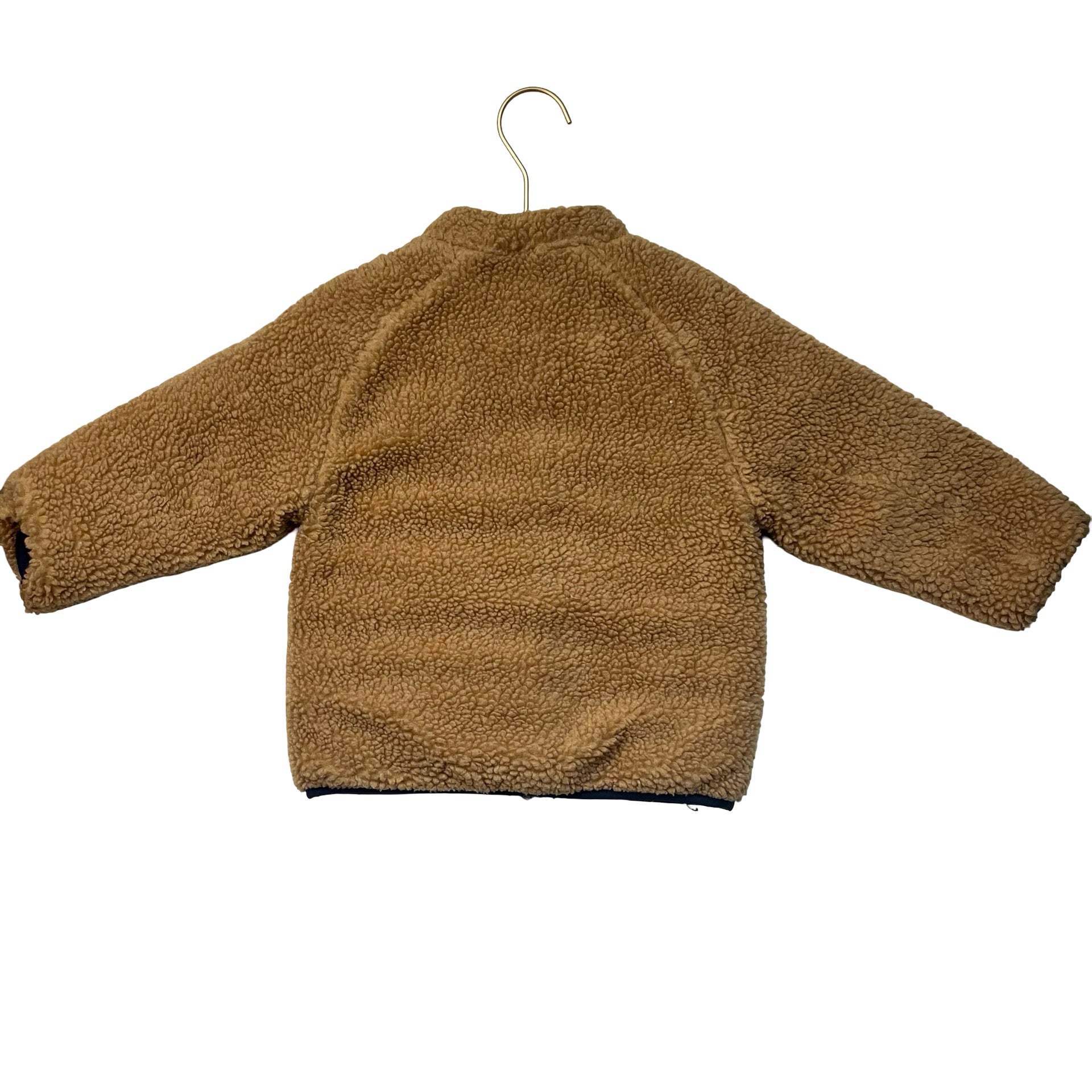 Baby Gap Khaki Sherpa & Burgundy Puffer Reversible Jacket - Size 2