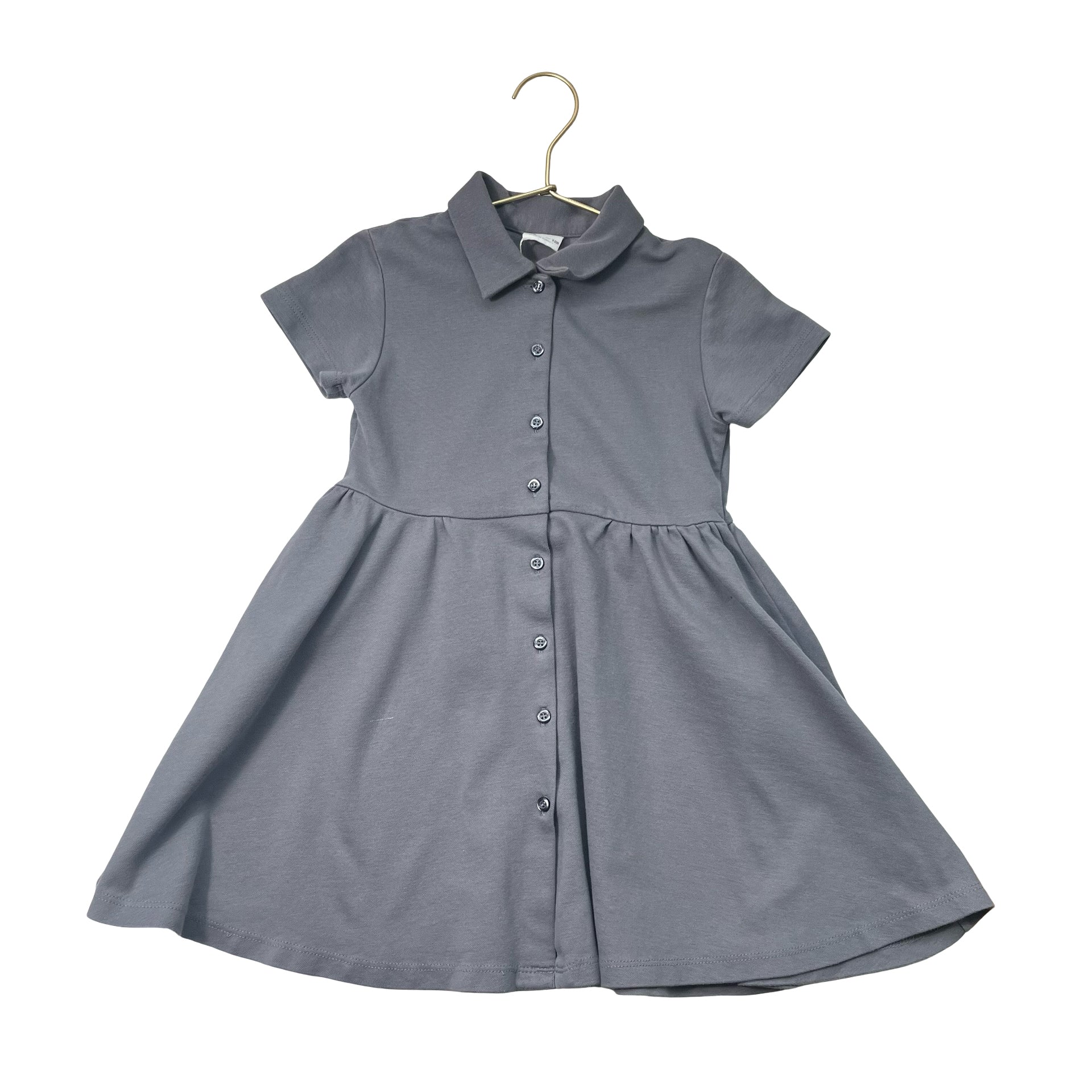 Zara Gray Polo Shirt Dress - Size 8