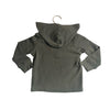 Lucky Brand Olive Green Hooded Waffle Henley Shirt - Size 24 Mo