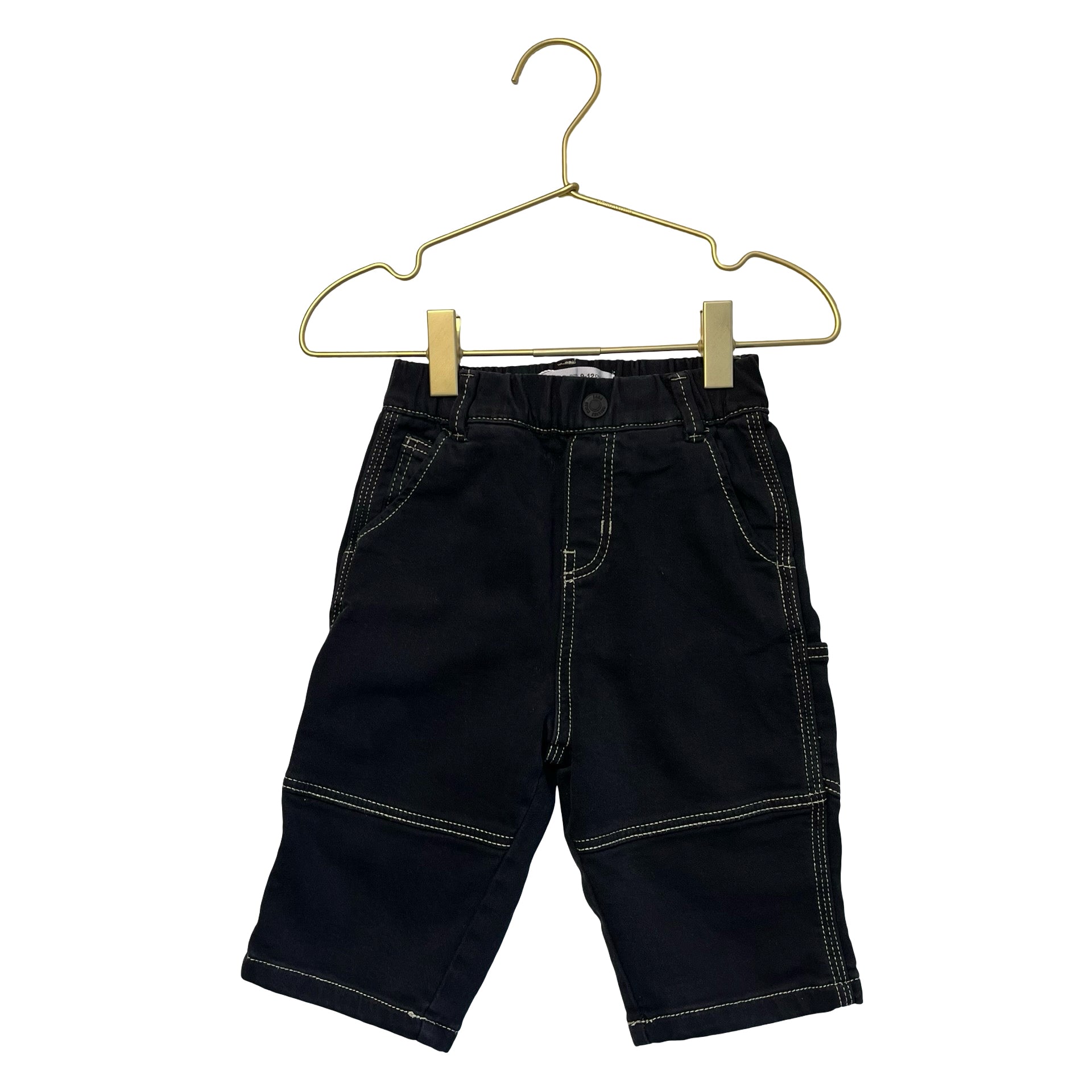 Zara Black Carpenter Pants - Size 9-12 Mo