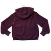 Zella Plum Revesible Fleece & Sherpa Hooded Jacket - Size S 7-8