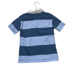 H&M Blue Striped 'One Team' Rugby Shirt - Size 6x/7