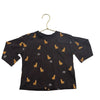 Zara Brown 'Wild & Fierce Club' Leopard Graphic Print Shirt - Size 18 Mo