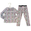 Terramar Climasense 2.0 Light Gray & Multi-Color Pattern Base Layer Set - Size 2