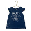 Polo Ralph Lauren Navy Nautical Graphic T-Shirt - Size 5