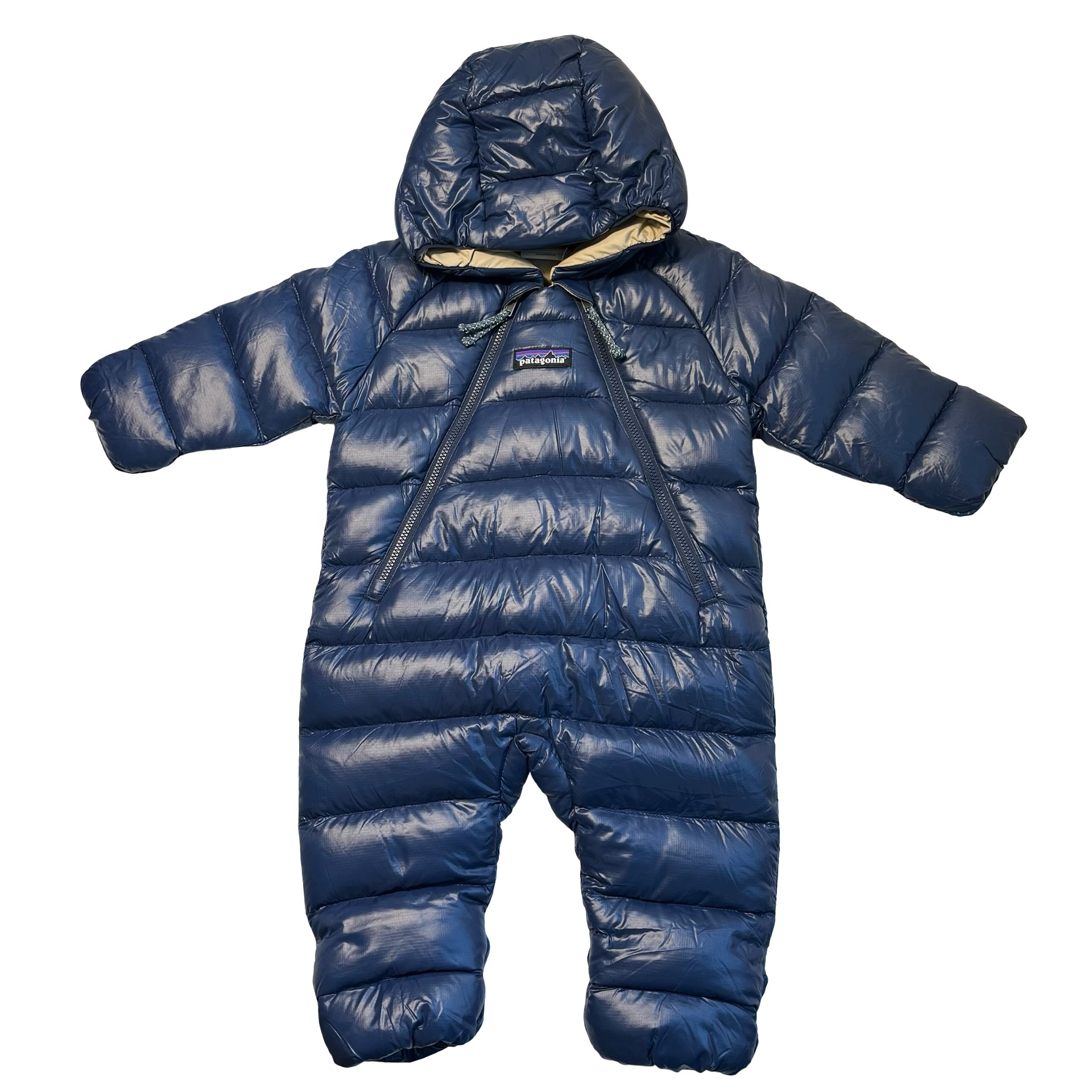 Patagonia Navy Puffer Bunting - Size 0-3 Mo
