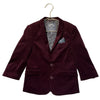Appaman Burgundy Velvet Blazer - Size 6