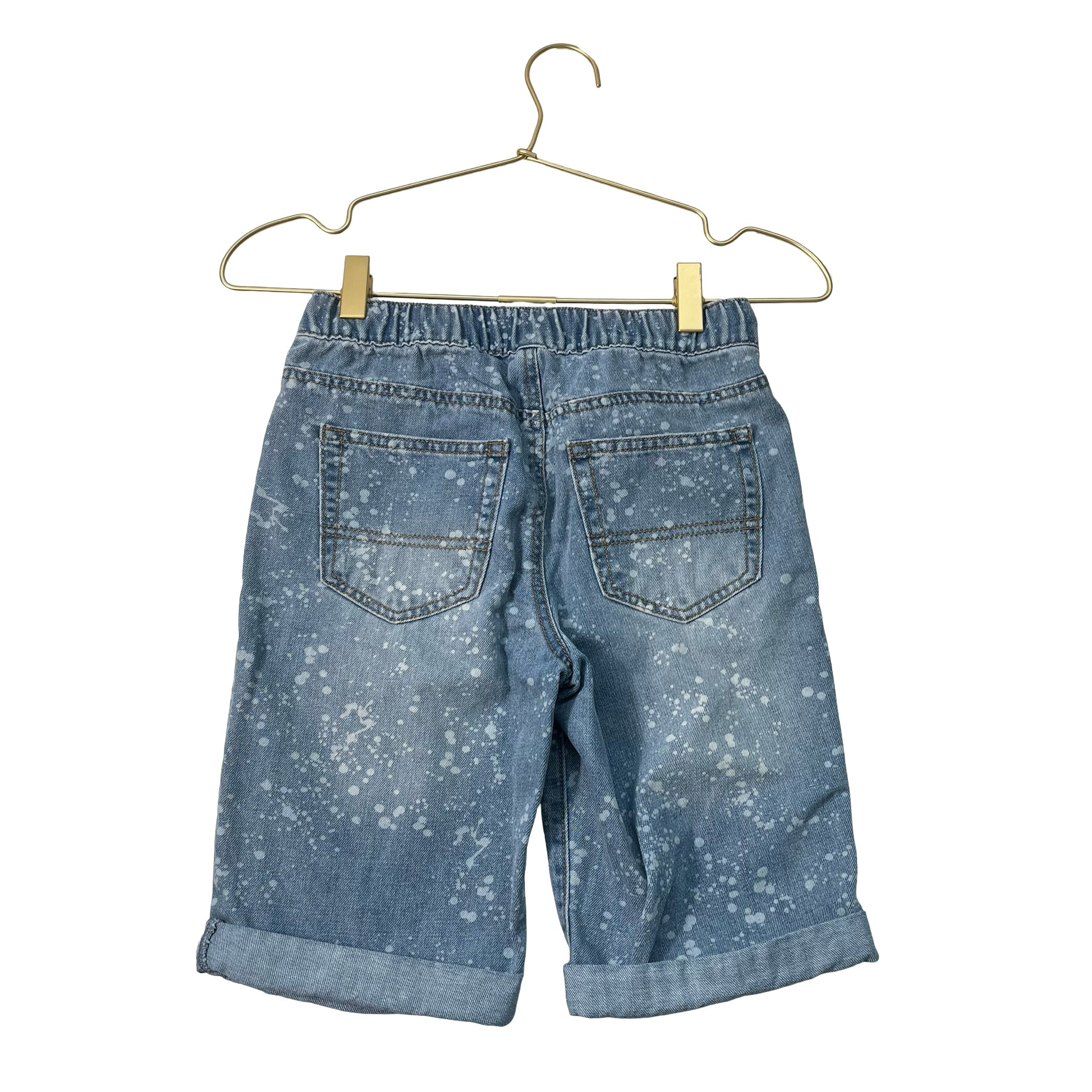 Epic Threads Denim Splatter Pattern Jean Shorts - Size S 7-8