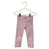 Janie and Jack Pink Gold Button Leggings - Size 12-18 Mo