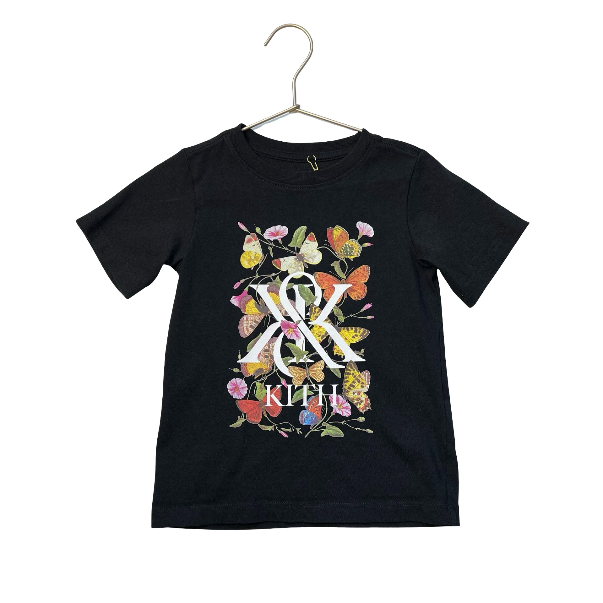 KITH Black Butterfly Graphic T-Shirt - Size 4T