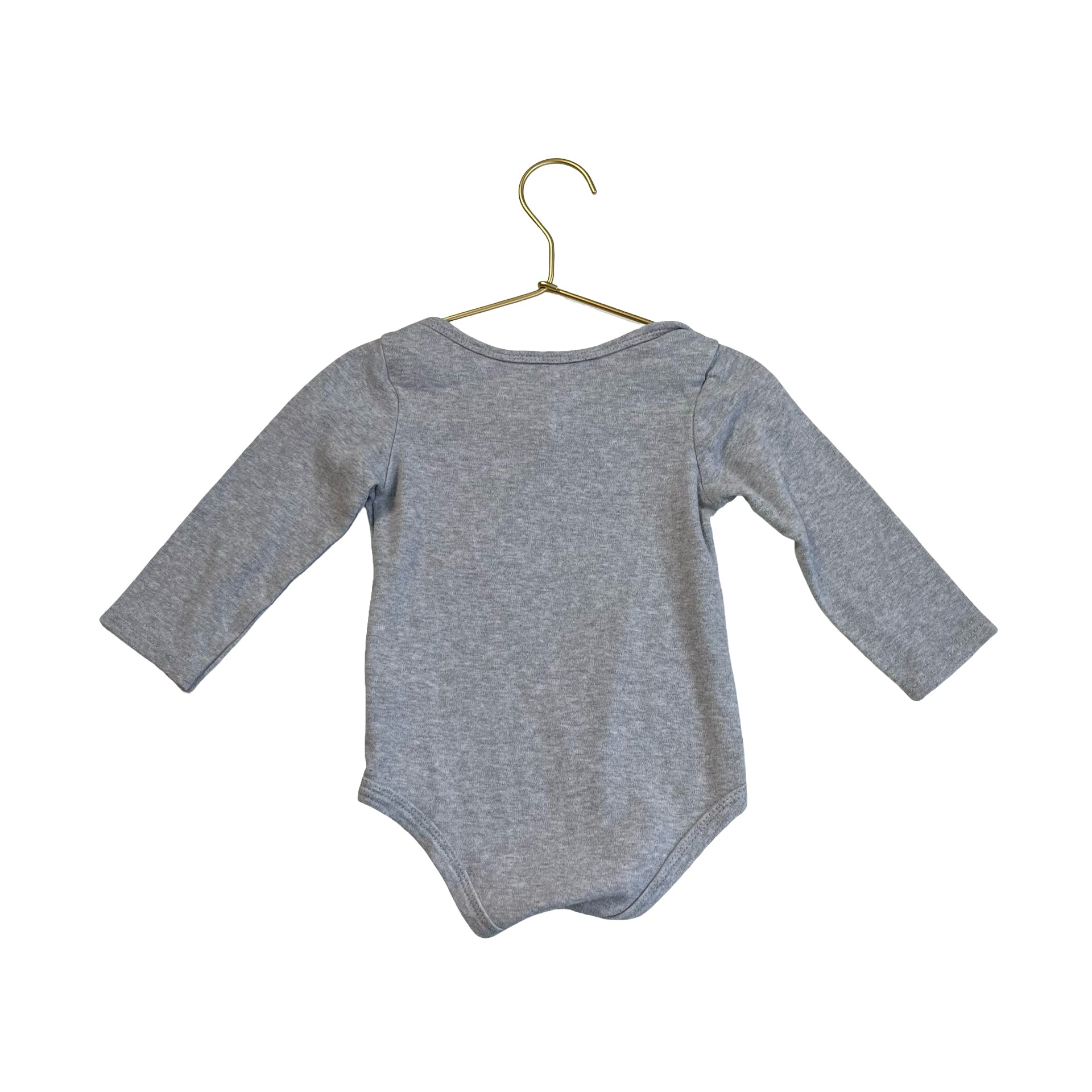 Little Treasure Gray 'Meet Me Under Mistletoe' Onesie - Size 18 Mo