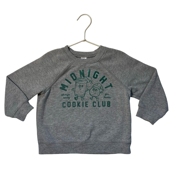 Carter's Gray 'Midnight Cookie Club' Christmas Sweatshirt - Size 4T