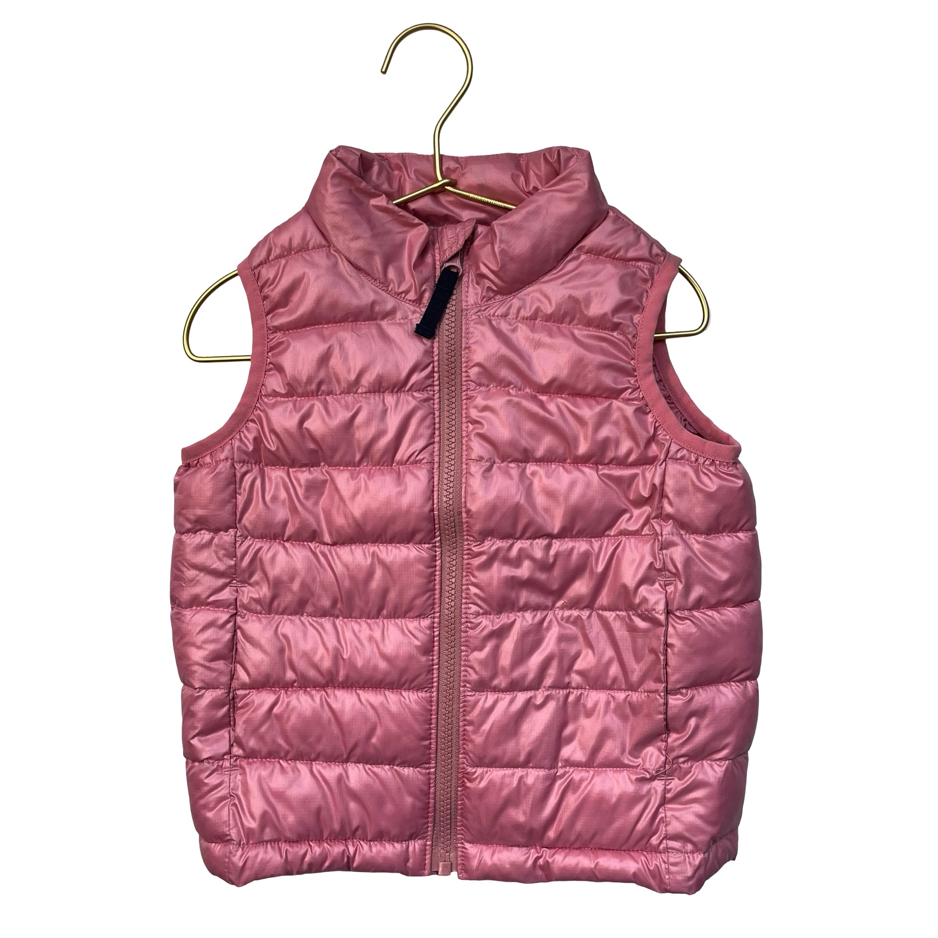 Primary Pink Puffer Vest - Size 4-5