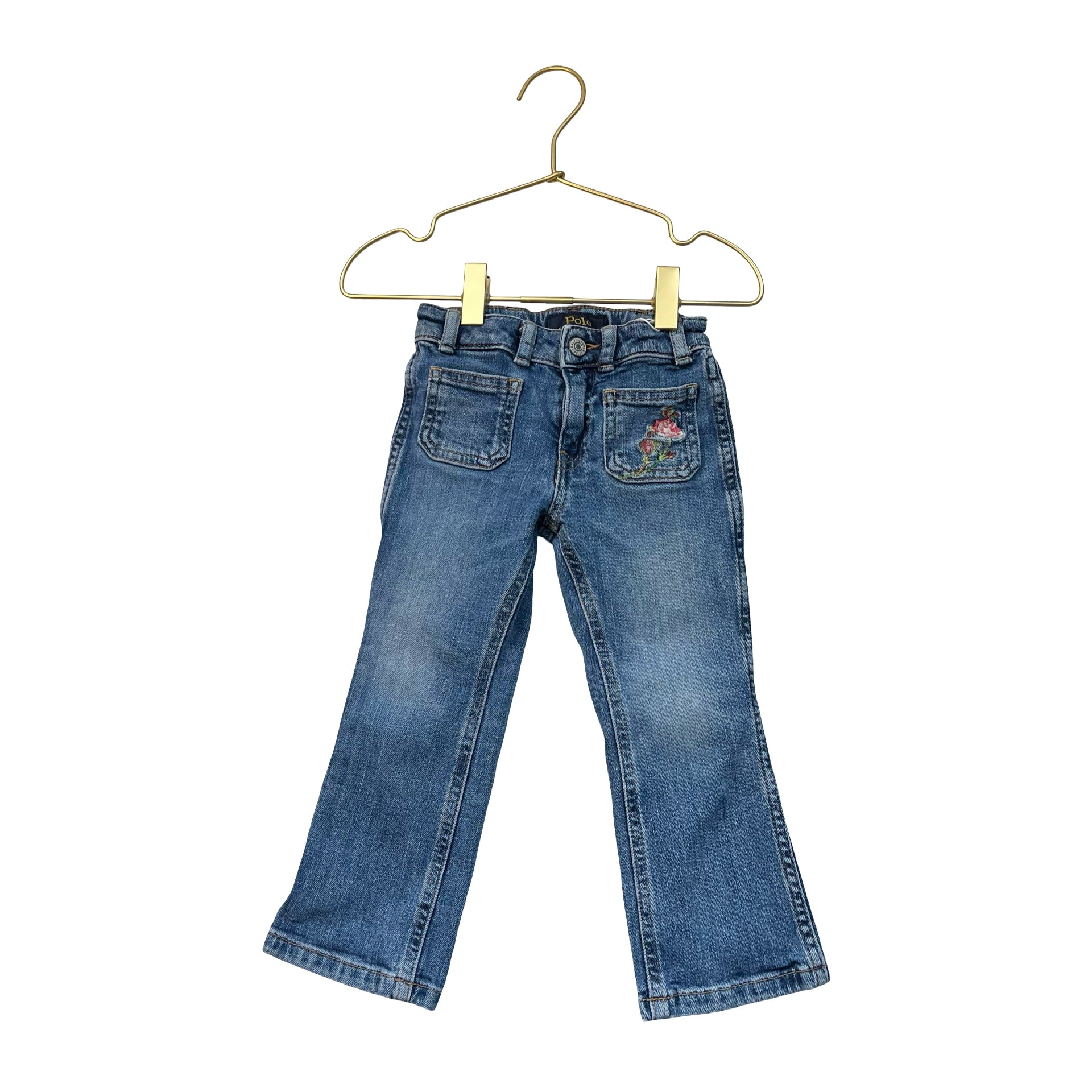 Polo Ralph Lauren Embroidered Flower Jeans - Size 2