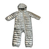 Primary Silver Metallic Snow Suit - Size 18-24 Mo