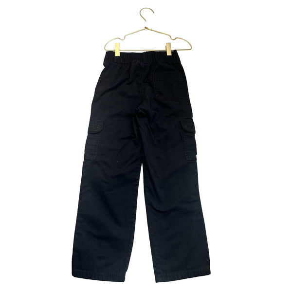 Children's Place Black Cargo Pants - Size 7 Slim