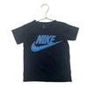 Nike Black & Blue Logo T-Shirt - Size 4
