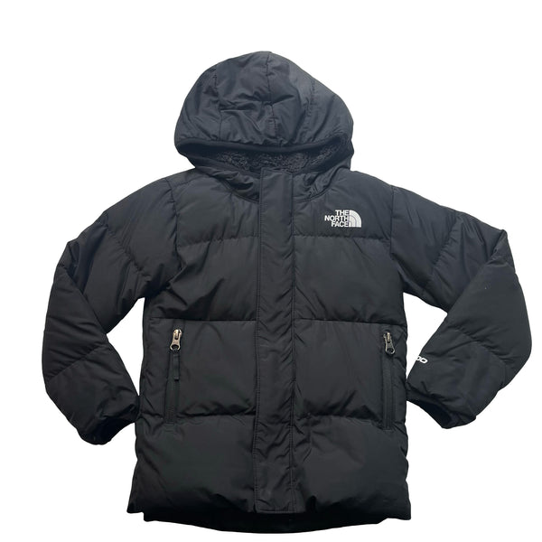 North Face Black Hooded Winter Jacket - Size 4