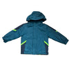 Mountain Warehouse Teal & Navy Winter Jacket, Removeable Hood - Size 3-4