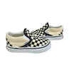 Vans Black & Ivory Check Slip-On Sneakers - Size 5