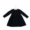 Hanna Andersson Black & Silver Glitter Cat Dress - Size 2T