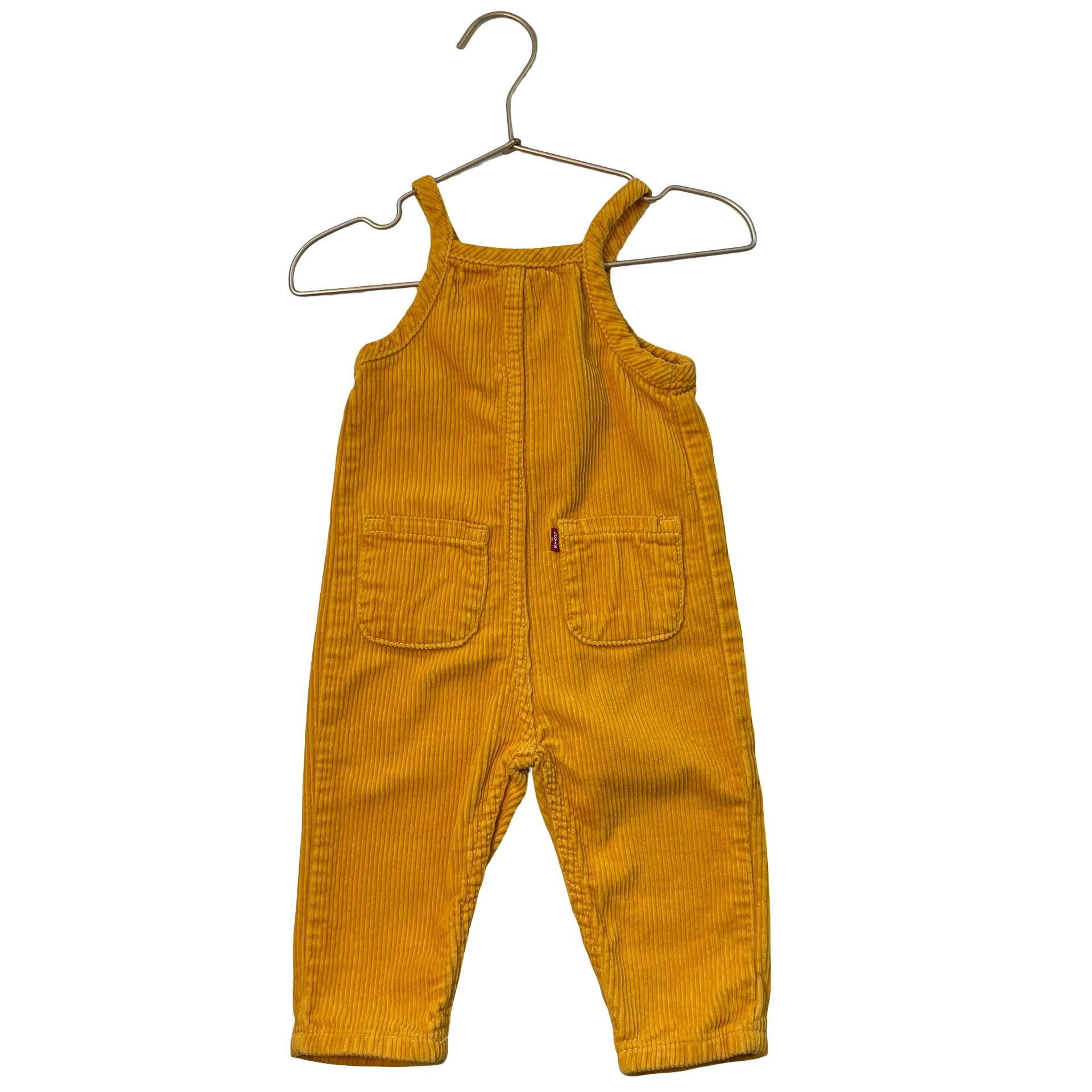 Levi's Yellow Corduroy Overalls - Size 12 Mo