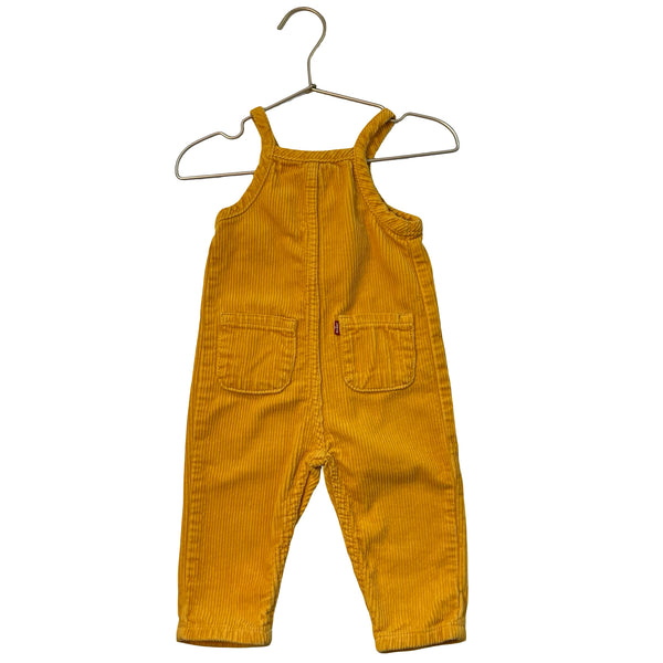 Levi's Yellow Corduroy Overalls - Size 12 Mo