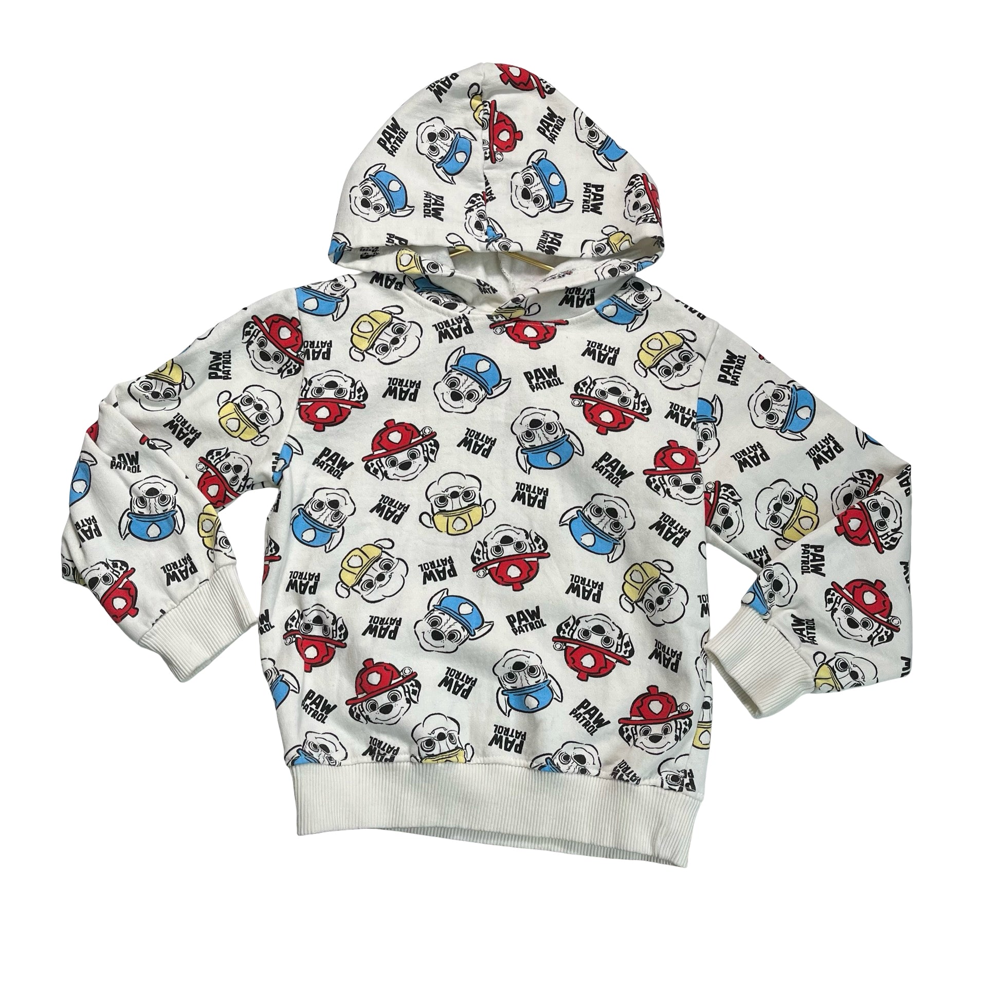 Nickelodeon Ivory Paw Patrol Hooded Sweatshirt - Size 6