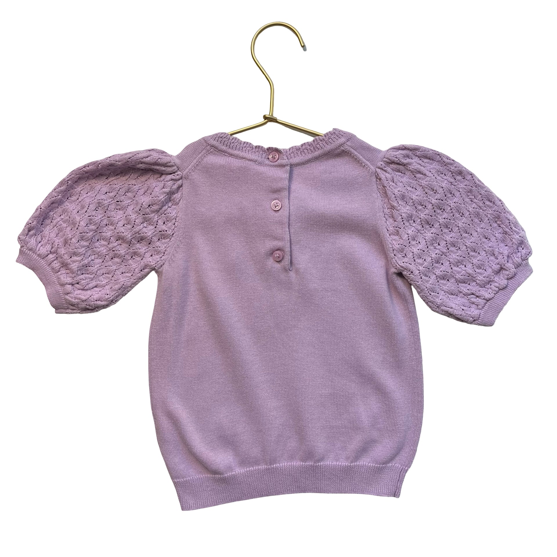Janie and Jack Lavender Knit Top - Size 2T