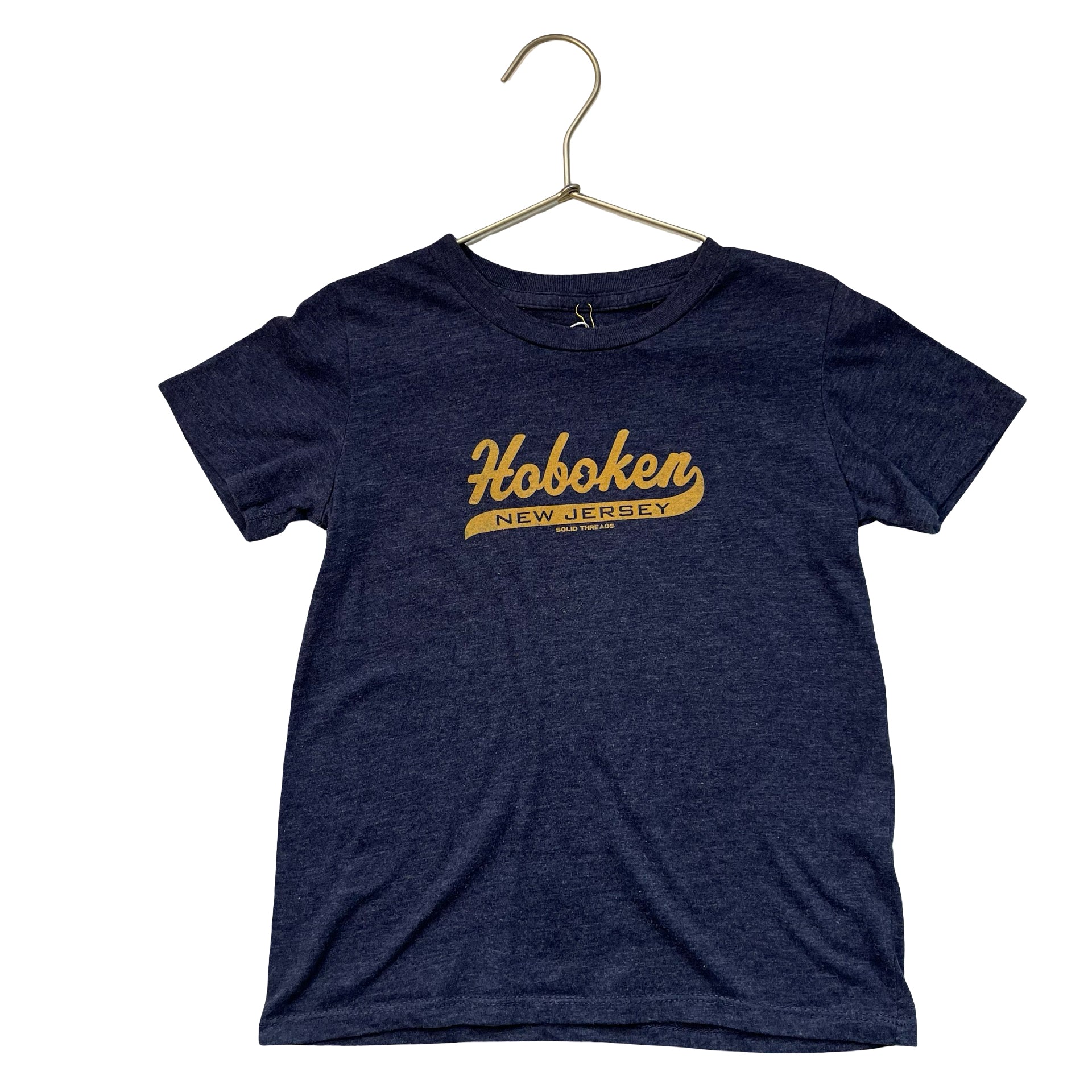 Solid Threads Heather Navy & Yellow 'Hoboken' T-Shirt - Size 4T