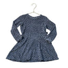 Hux Blue & Black Dot Terry Dress - Size 3
