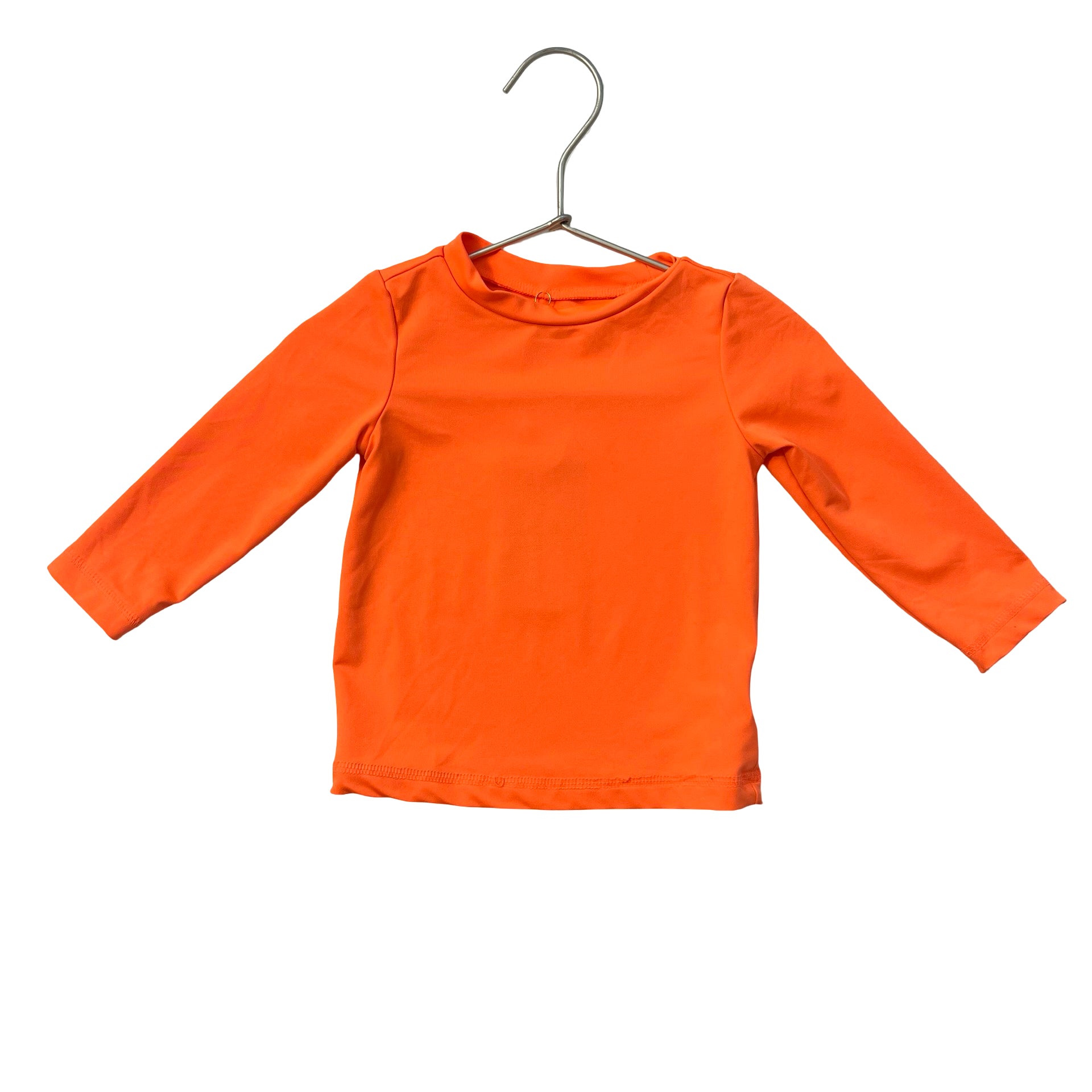 Cat & Jack Neon Orange Rash Guard - Size 12 Mo