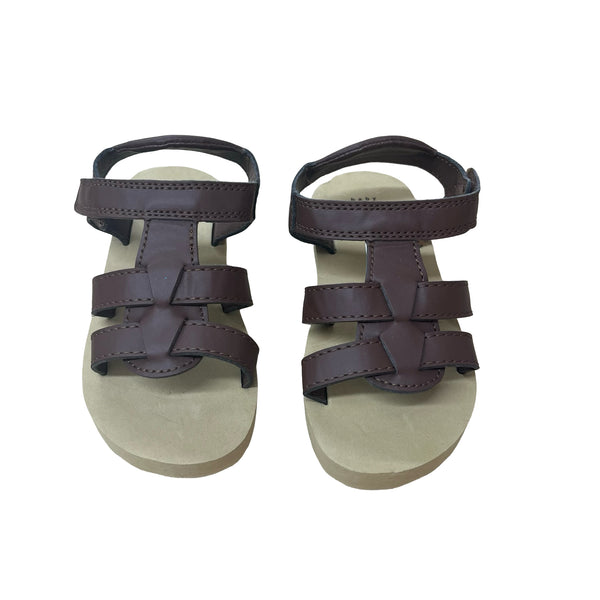 Baby Gap Brown Faux Leather Sandals - Size 7-8