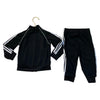 Adidas Black 2 Piece Track Suit - Size 12 Mo
