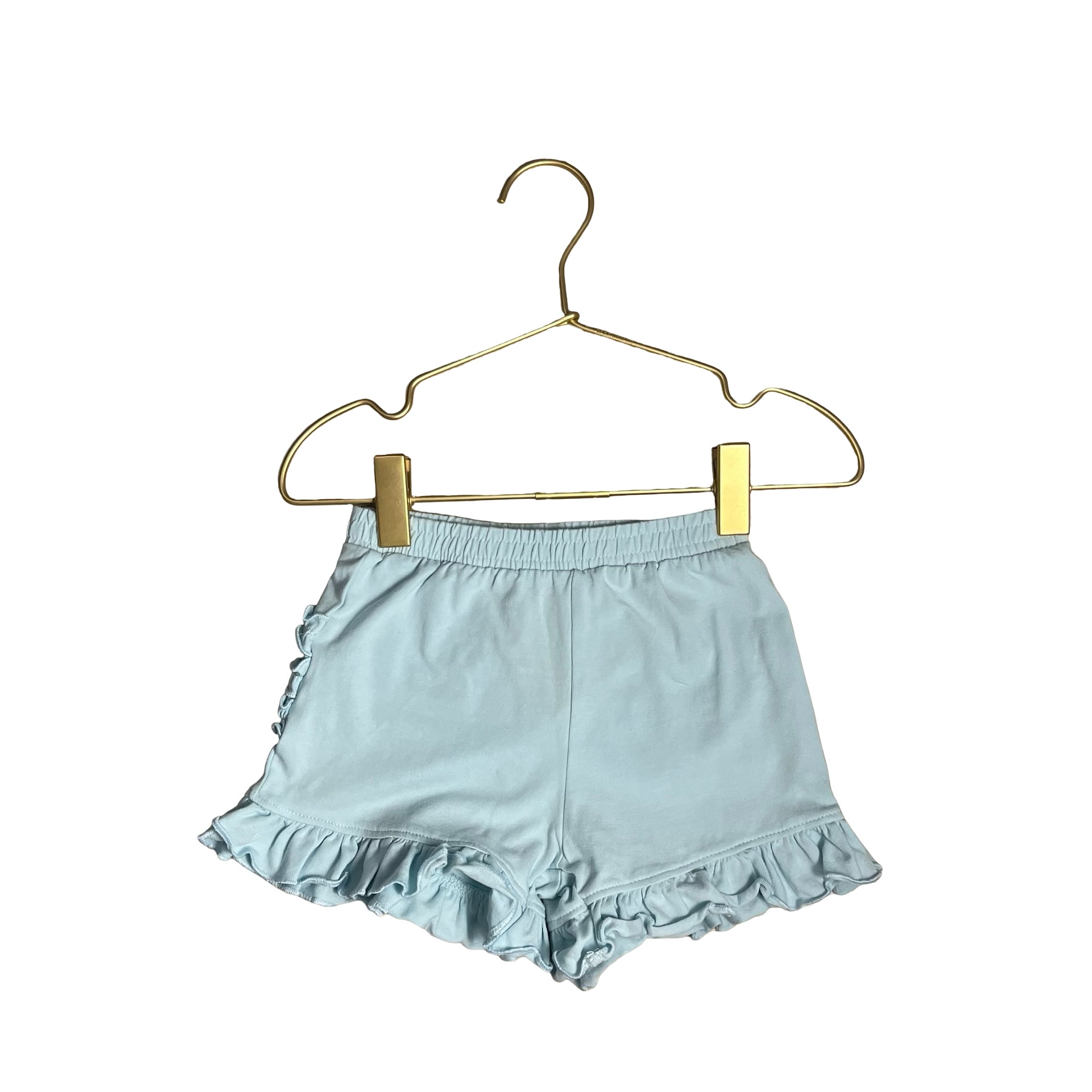 Ruffle Butts Light Blue Shorts - Size 3T