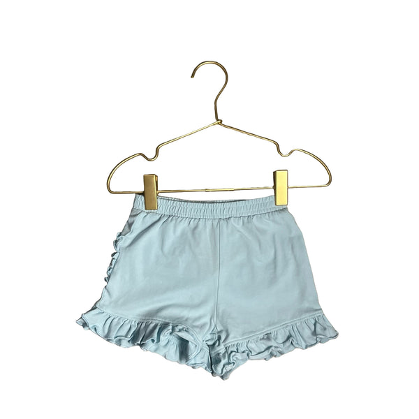 Ruffle Butts Light Blue Shorts - Size 3T