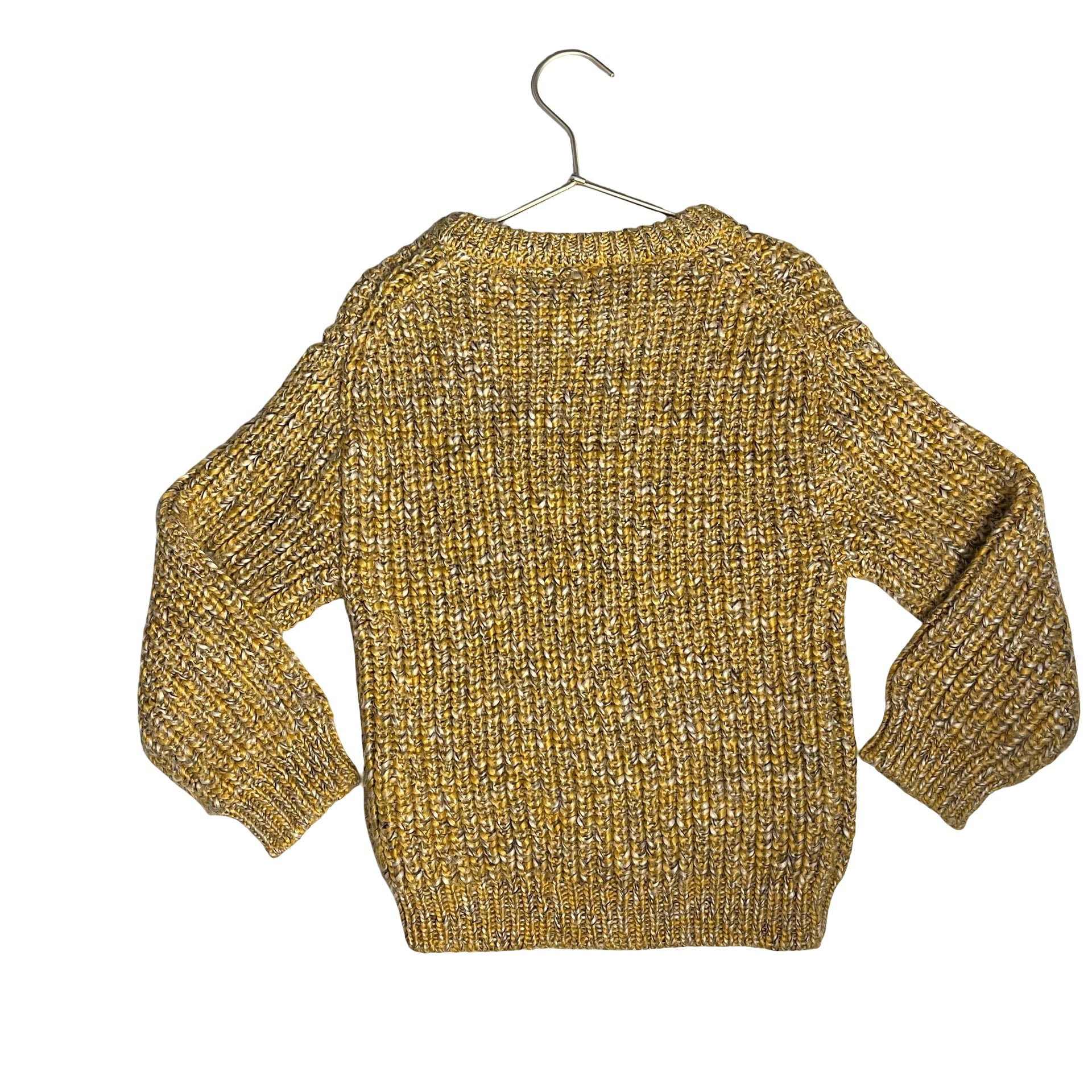 Zara Yellow Heather Chunky Sweater - Size 4-5