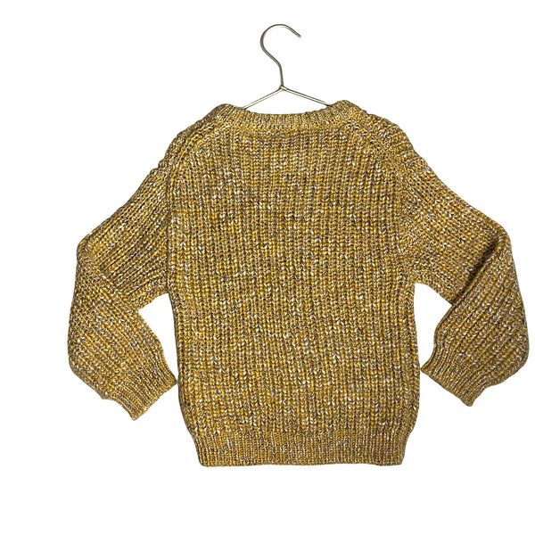 Zara Yellow Heather Chunky Sweater - Size 4-5