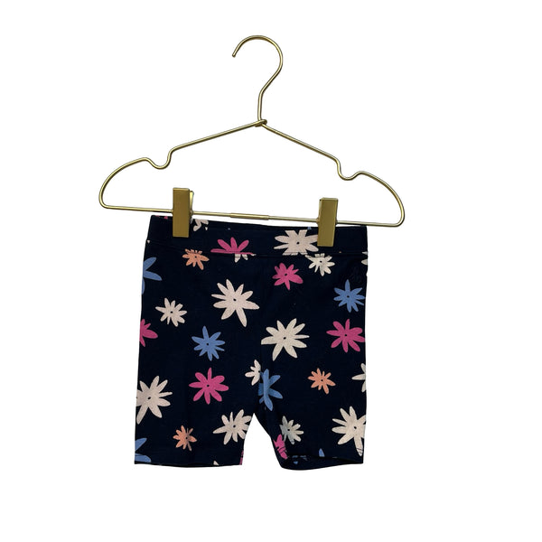 Baby Gap Navy Flower Print Cartwheel Shorts - Size 3