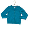 Jacadi Teal Wool-Blend Cardigan Sweater - Size 8A
