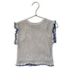 Stains and Stories by Babyface Ivory Cotton Crochet Top - Size 92 (2Y)