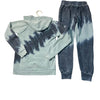 Vintage Havana Blue & Navy Tie-Dye Hooded Sweatshirt & Joggers Set - Size S 7-8
